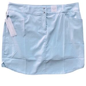 Adidas Size 12 light blue 3 stripe climate control skorts